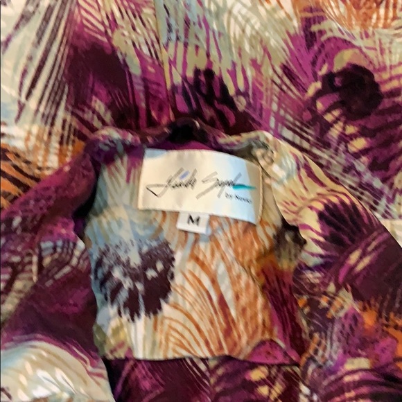 Linda Segal by Navici Peacock Maxi Dress M - Picture 4 of 4